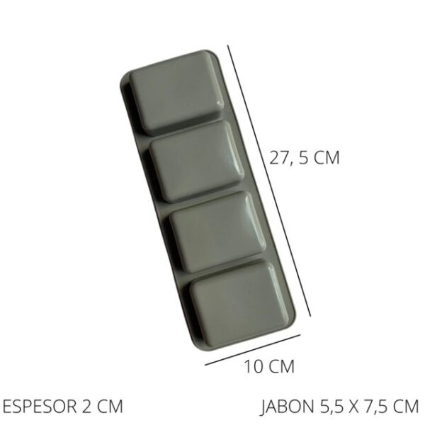 Molde 4 rectangulos - Imagen 3