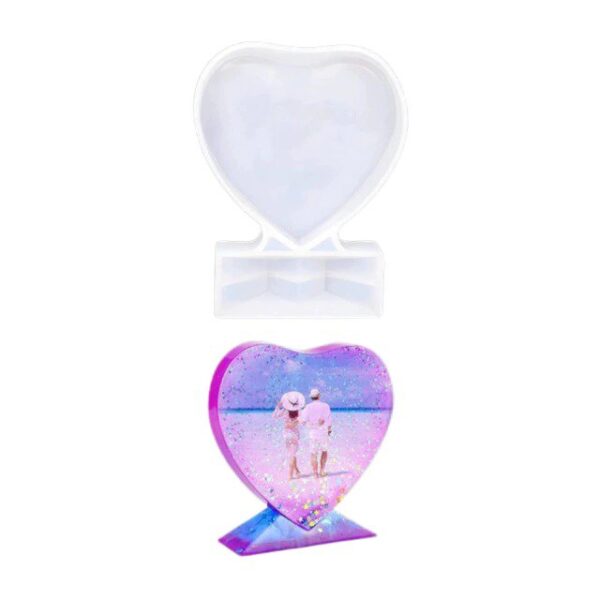 Molde portaretrato corazon con soporte