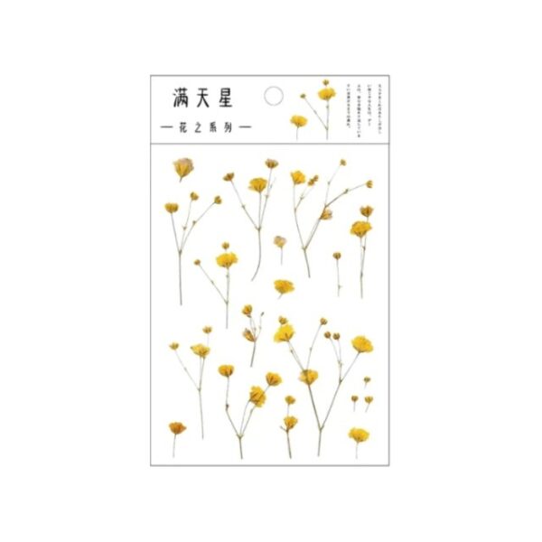 Stickers flores para resina