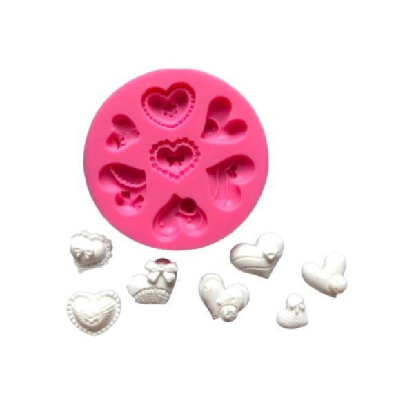 Molde 7 corazones - Imagen 2