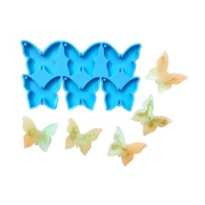 Molde 6 dijes mariposas