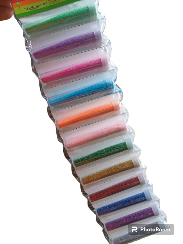 Set tubo glitter por 12 colores