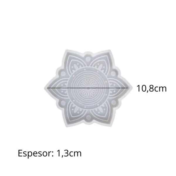 Molde mandala 10,8cm - Imagen 2