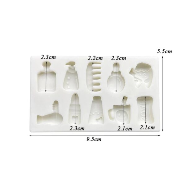 Molde mini accesorios de baño - Imagen 2