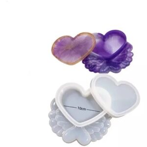 Molde alajero corazon con tapa