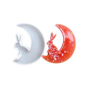 Molde luna y conejo