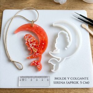 Molde luna y sirena