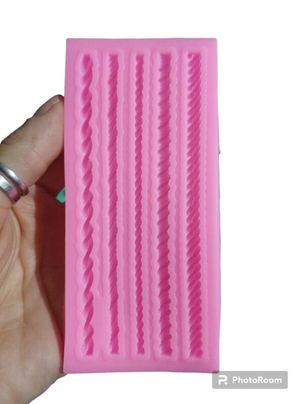 Molde trenza guarda relieve 11,5cm