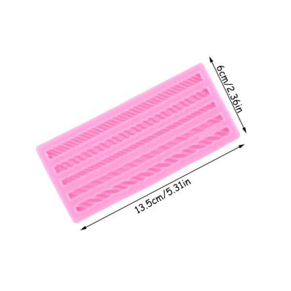 Molde trenza guarda relieve 11,5cm - Imagen 3