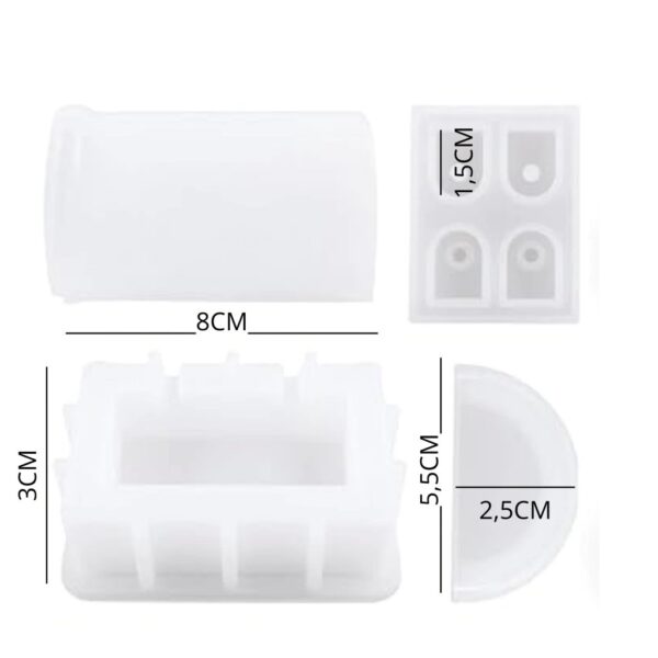 Molde cofre para armar - Imagen 2