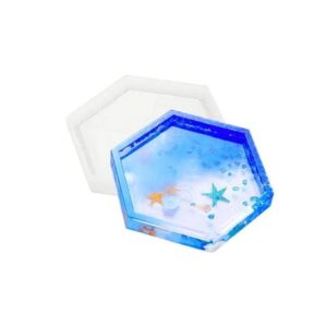 Molde posavaso hexagonal 10cm