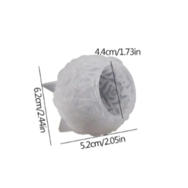 Molde arreglo floral 3D 6cm - Imagen 3