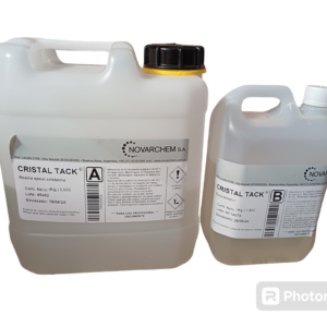 Resina epoxi cristaltack 4,5lts