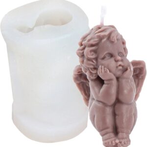 Molde angelito 3D sentado 1Y3