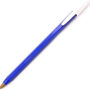Lapicera azul bic