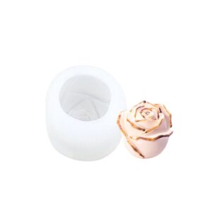 Molde flor 3D pequeña rosa 3cm