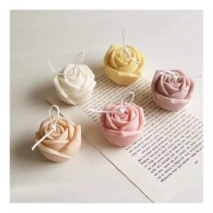 Molde flor 3D pequeña rosa 4cm