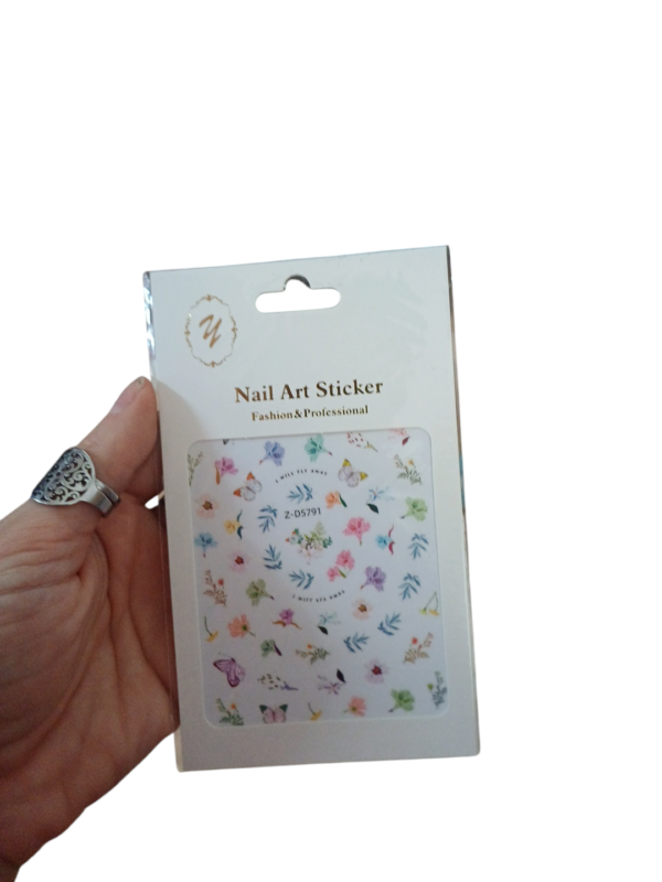 Stickers mini flores/mariposas