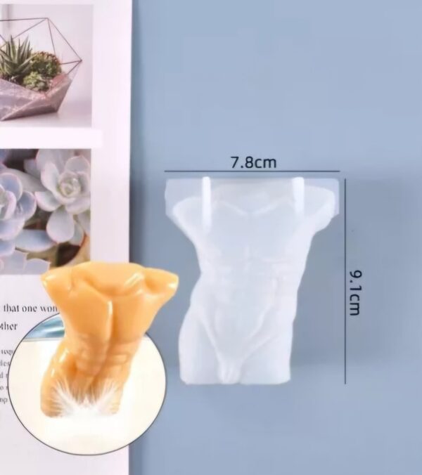 Molde torso hombre 9cm - Imagen 4