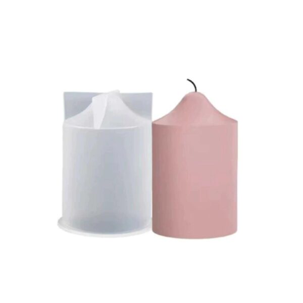Molde vela cilindro rayada 7,5cm - Imagen 3
