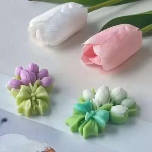 Molde ramo de tulipanes