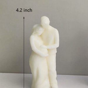 Molde pareja abrazada embarazo