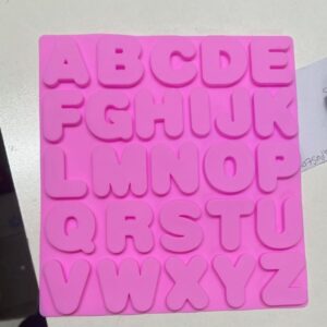 Molde letras mayúsculas 4cm