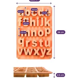 Molde letras minusculas 4cm