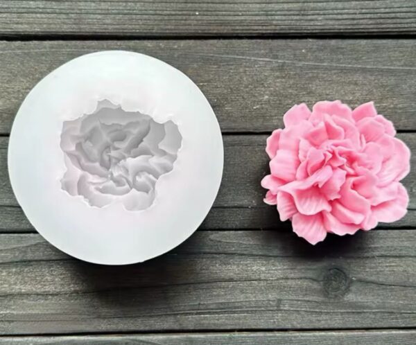 Molde vela flor clavel 23Q8