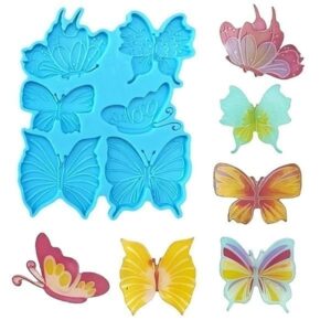 Molde 6 mariposas texturadas