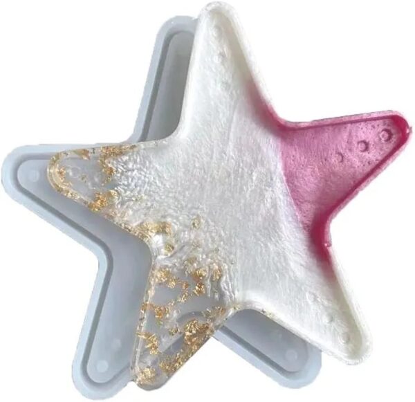 Molde estrella posavaso borde - Imagen 2