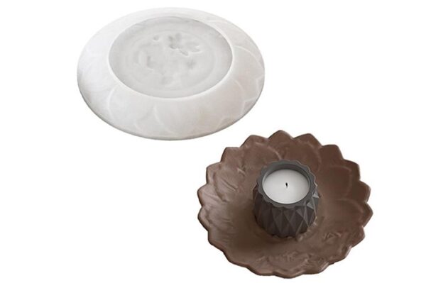 Molde plato modelo hoja 18cm - Imagen 3