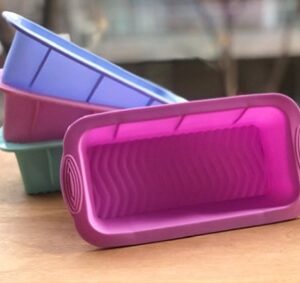 Molde rectangular jabon budin ondulado grande