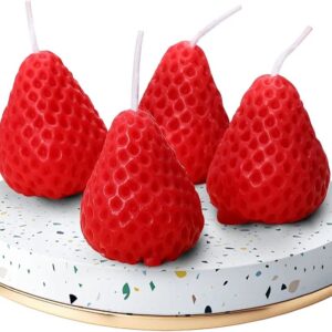 Molde 4 frutillas 4,5cm