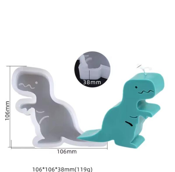 Molde dinosaurio 10cm 44L2