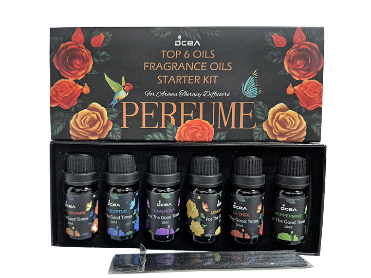 Set 6 esencias aceite aromatico jabon vela