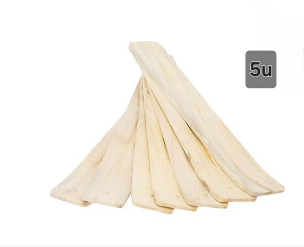Madera natural portasahumerio por 5 unidades