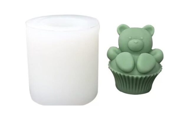 Molde oso con cupcake Bm3122 - Imagen 2