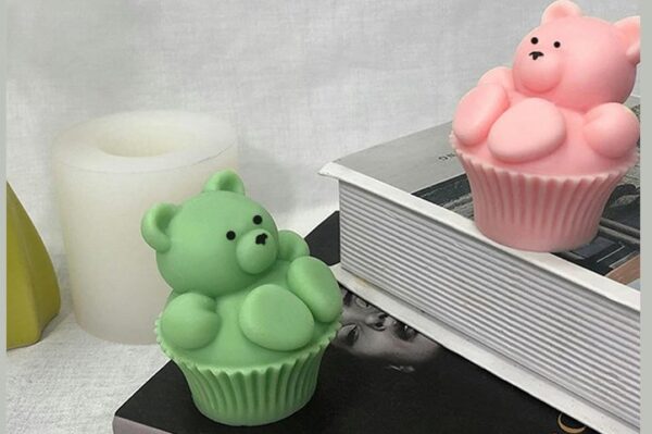Molde oso con cupcake Bm3122 - Imagen 4