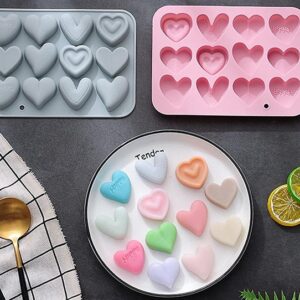 Molde 12 corazones