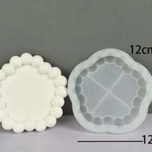 Molde bandeja posavaso borde burbuja pentagonal