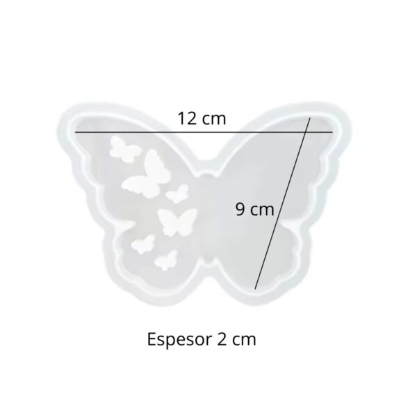 Molde mariposa con detalle - Imagen 3