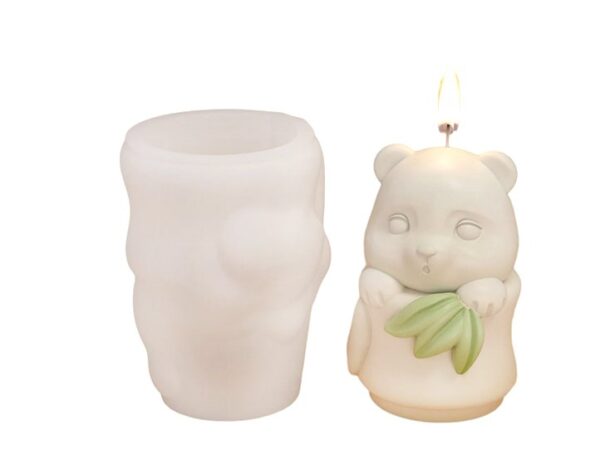Molde oso panda con frasco 25T3 - Imagen 2