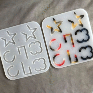 Molde dijes aros 3 pares