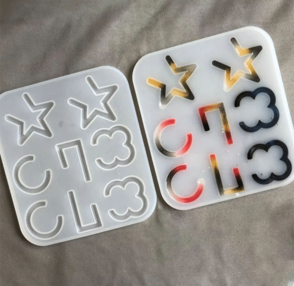 Molde dijes aros 3 pares