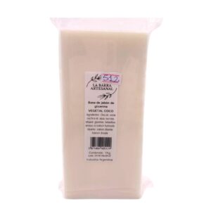 Jabón barra de glicerina blanca 1kg