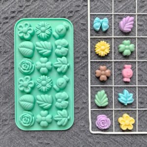 Molde bombones flores