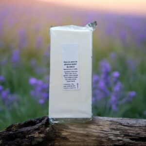 Jabón barra de glicerina blanca 1kg