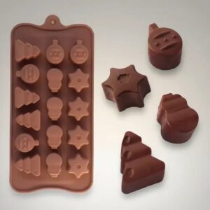 Molde bombones navidad