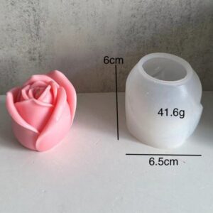Molde flor de rosa 3D 6cm
